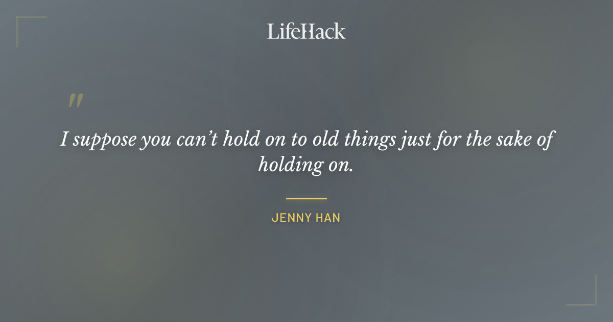 Quote by Jenny Han