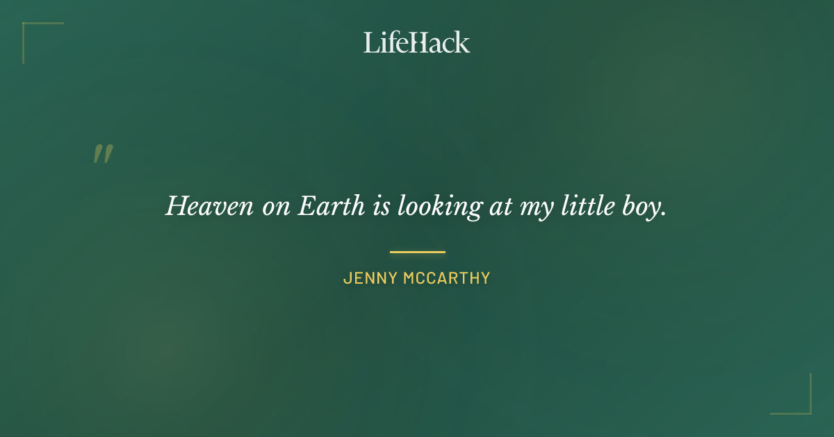 Quote by Jenny McCarthy