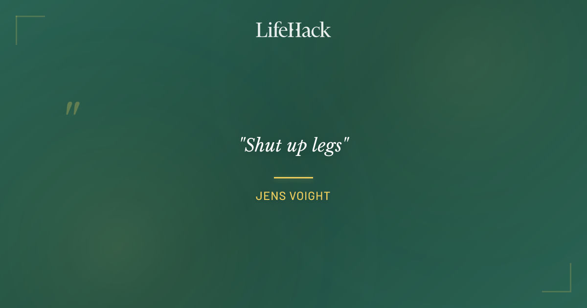 Quote by Jens Voight