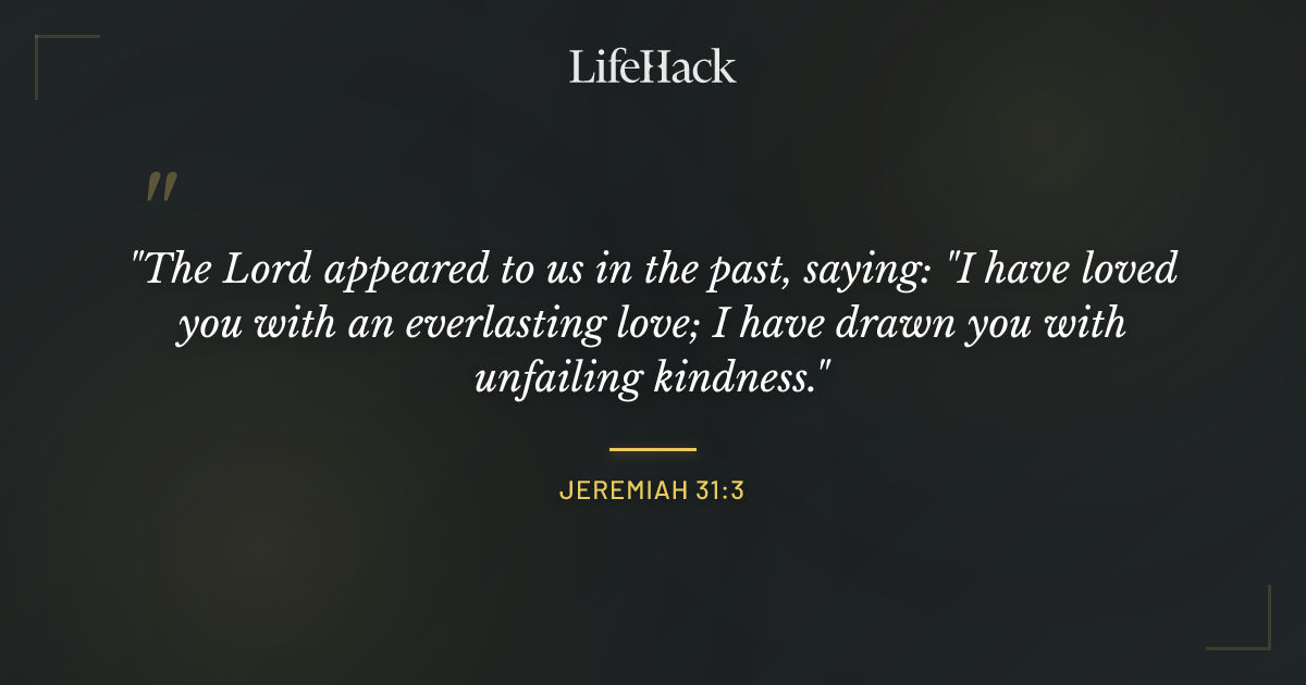 Quote by Jeremiah 31:3