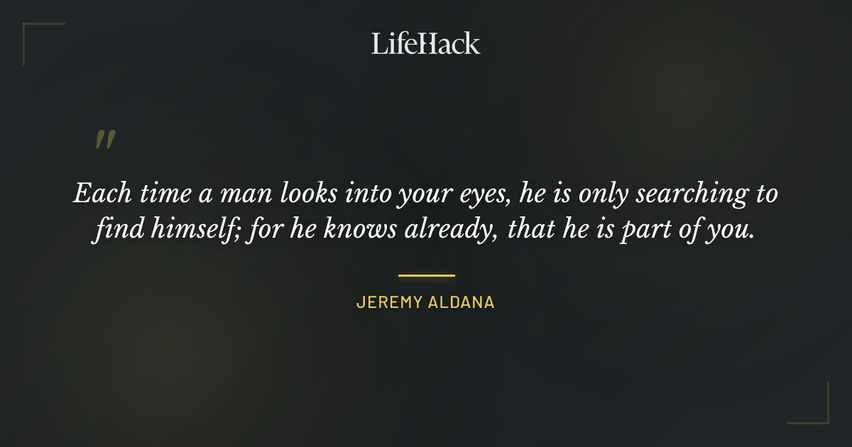 Quote by Jeremy Aldana