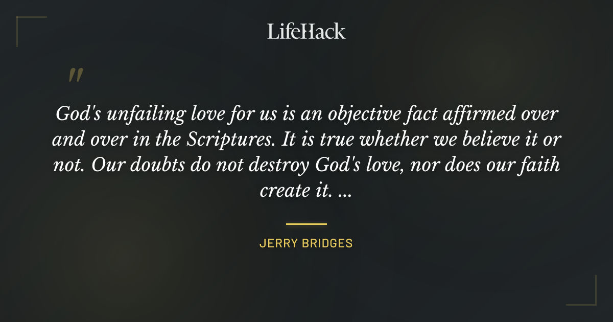 Quote by Jerry Bridges