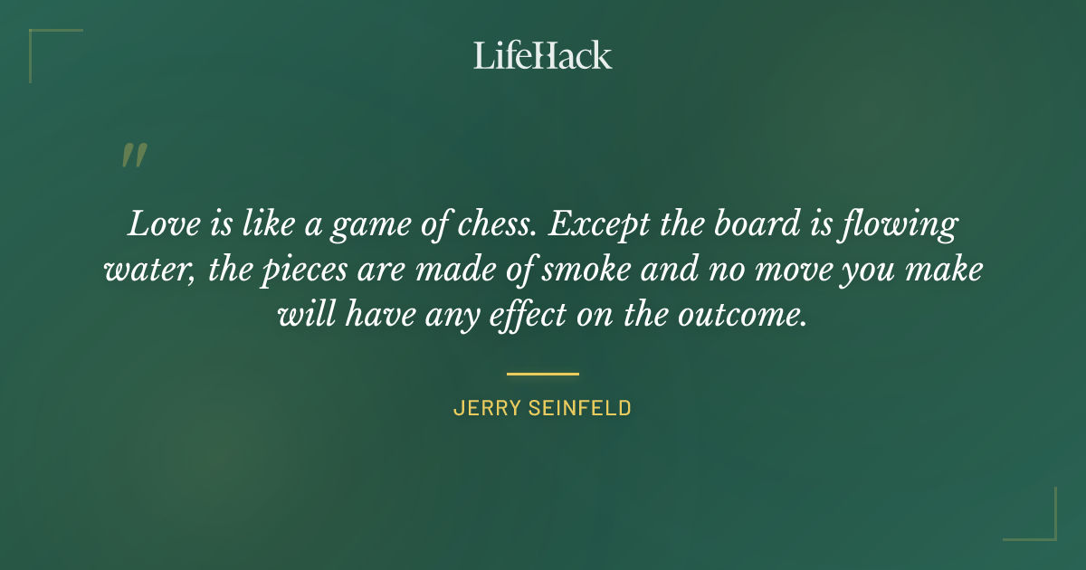 Quote by Jerry Seinfeld