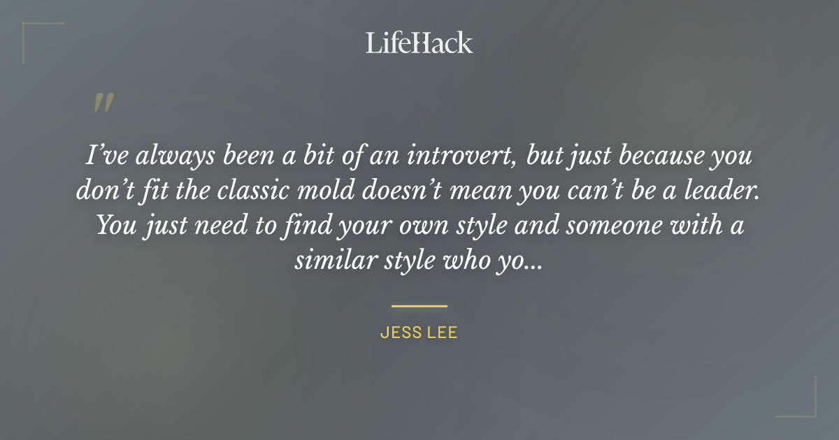 Quote by Jess Lee