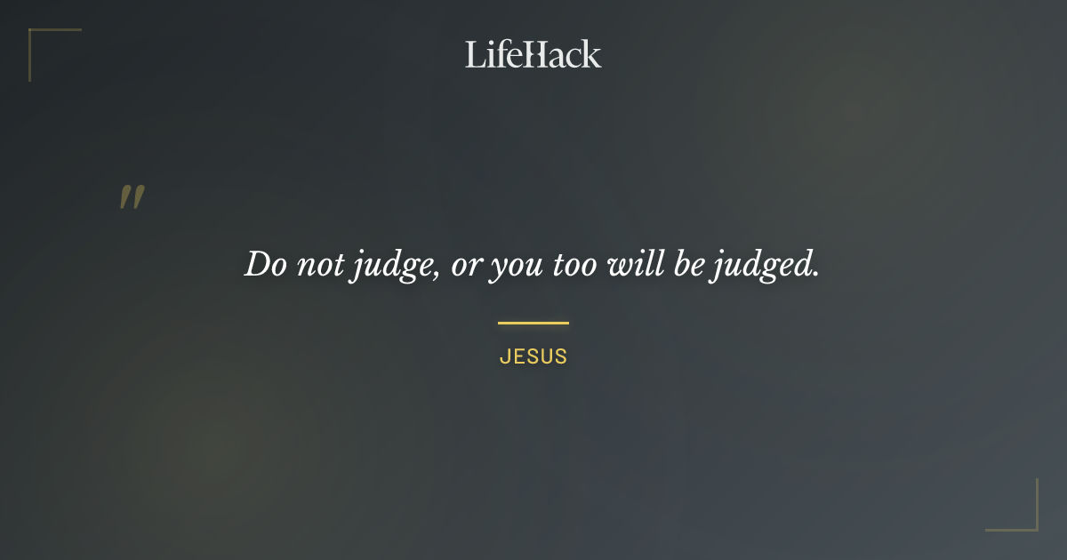 Quote by Jesus