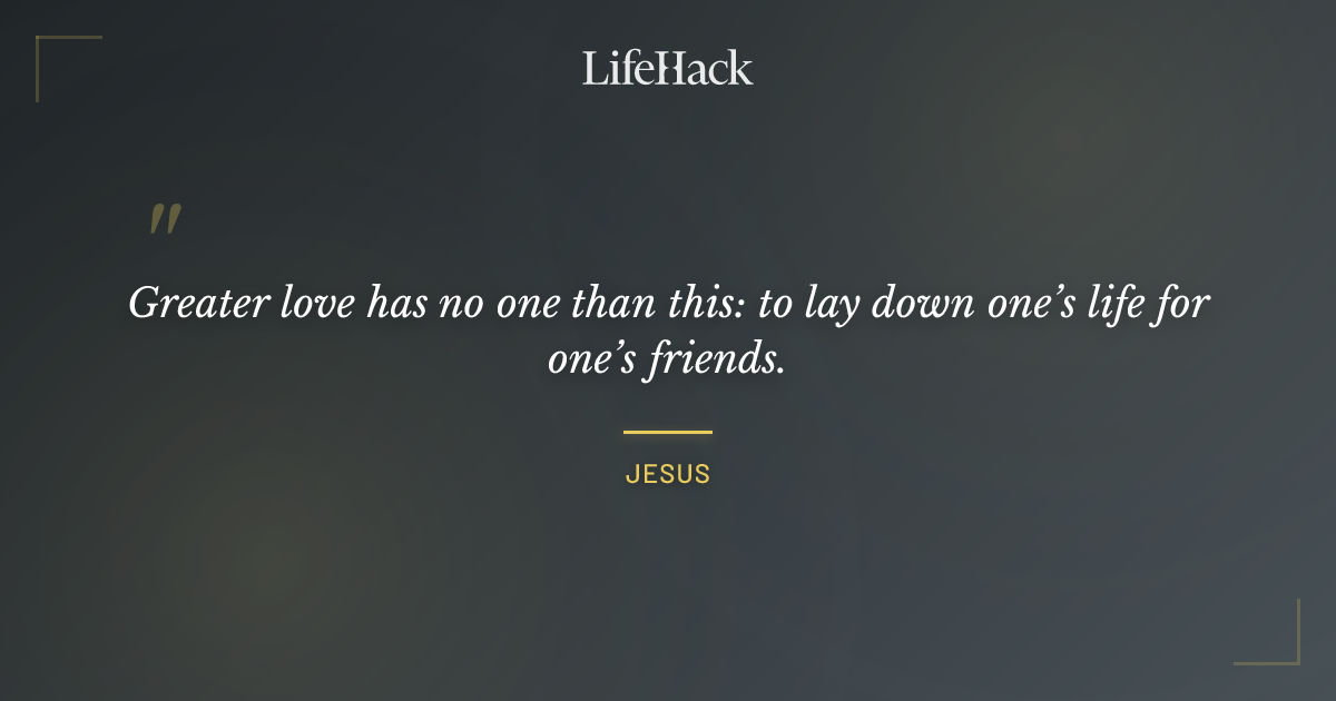 Quote by Jesus