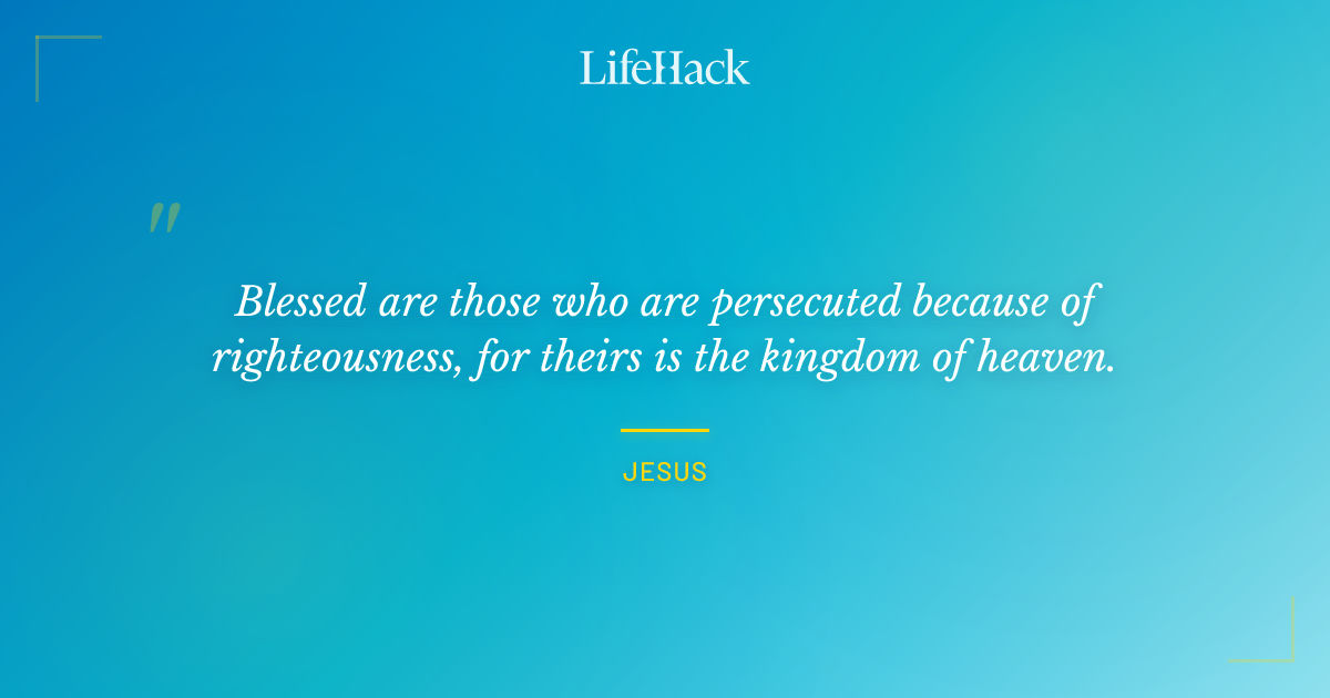 Quote by Jesus