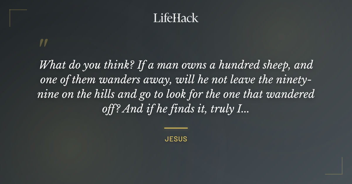 Quote by Jesus