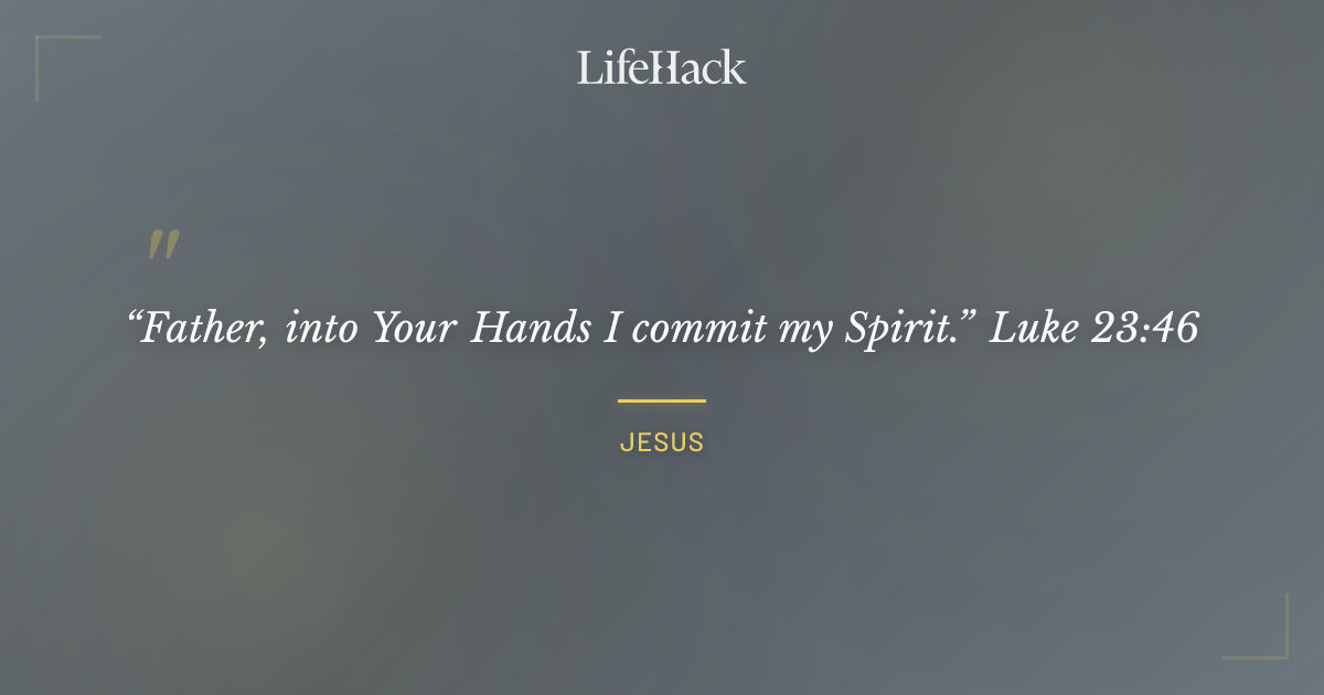 Quote by Jesus