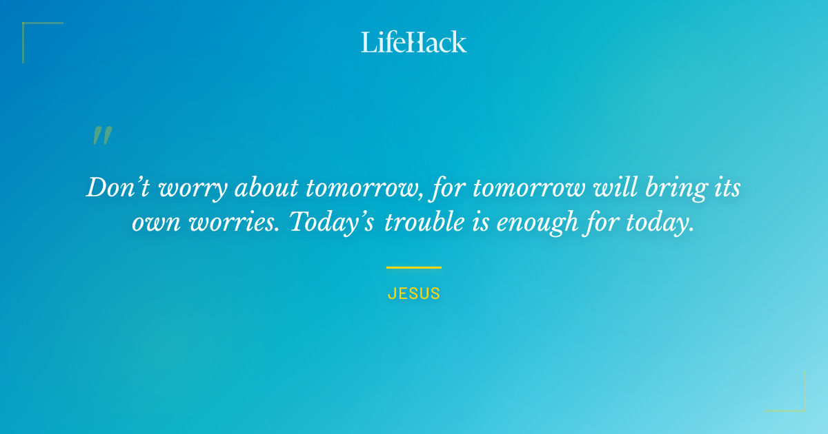 Quote by Jesus