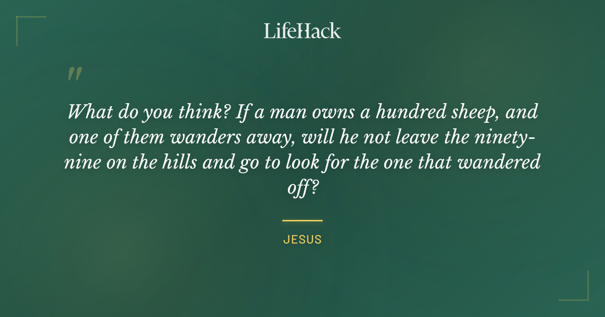 Quote by Jesus
