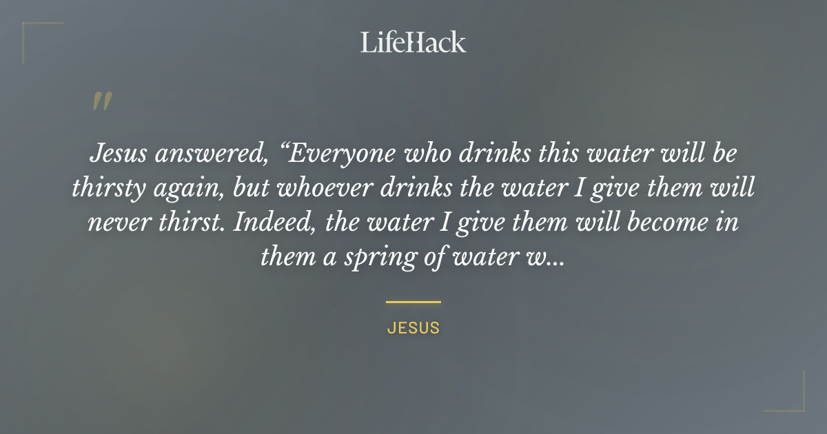 Quote by Jesus
