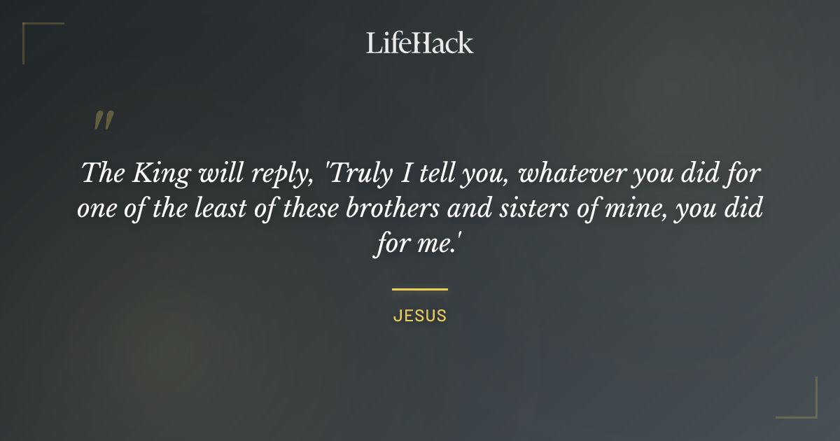 Quote by Jesus