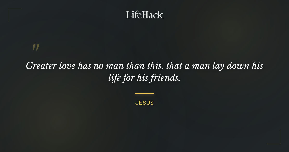 Quote by Jesus