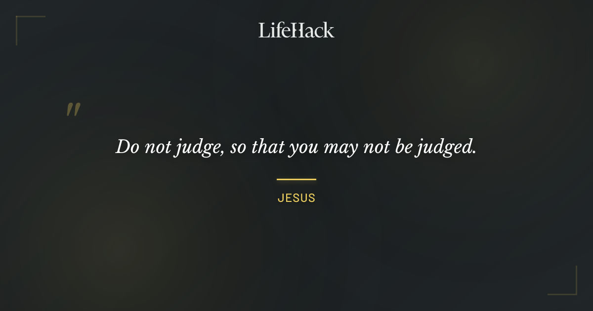 Quote by Jesus