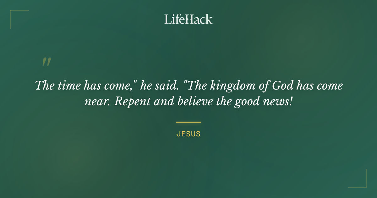 Quote by Jesus