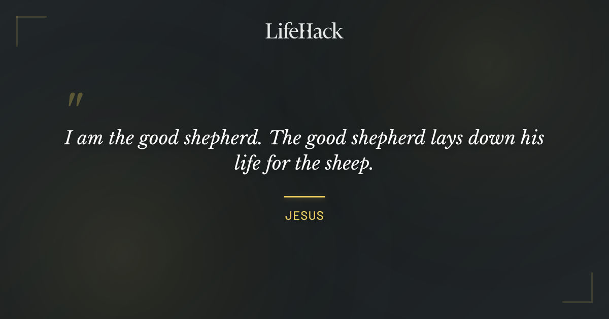 Quote by Jesus