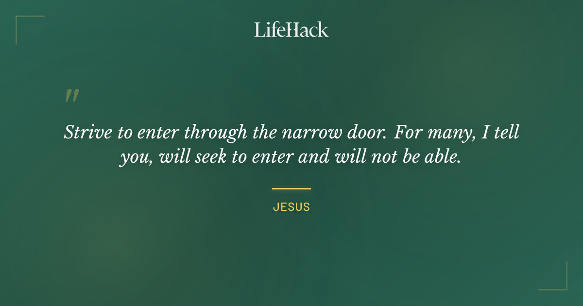 Quote by Jesus