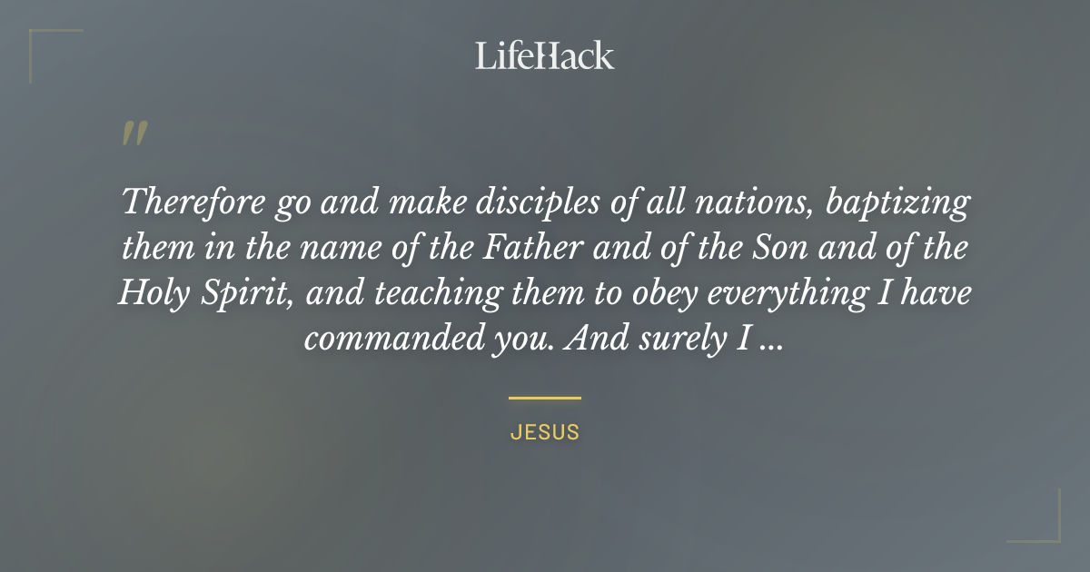 Quote by Jesus