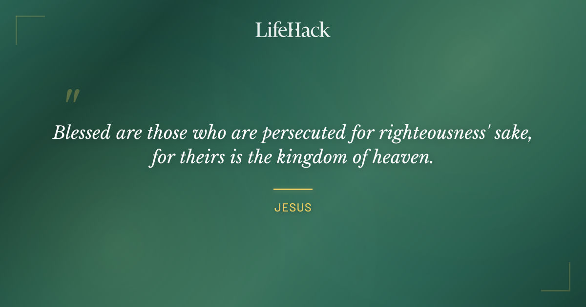 Quote by Jesus