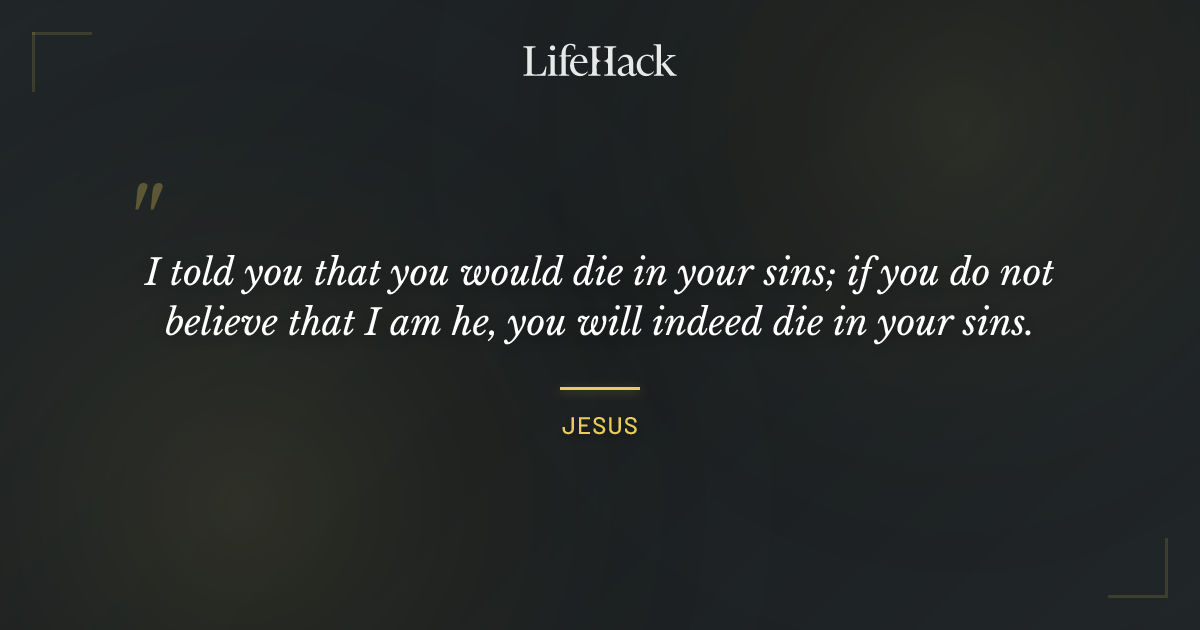 Quote by Jesus