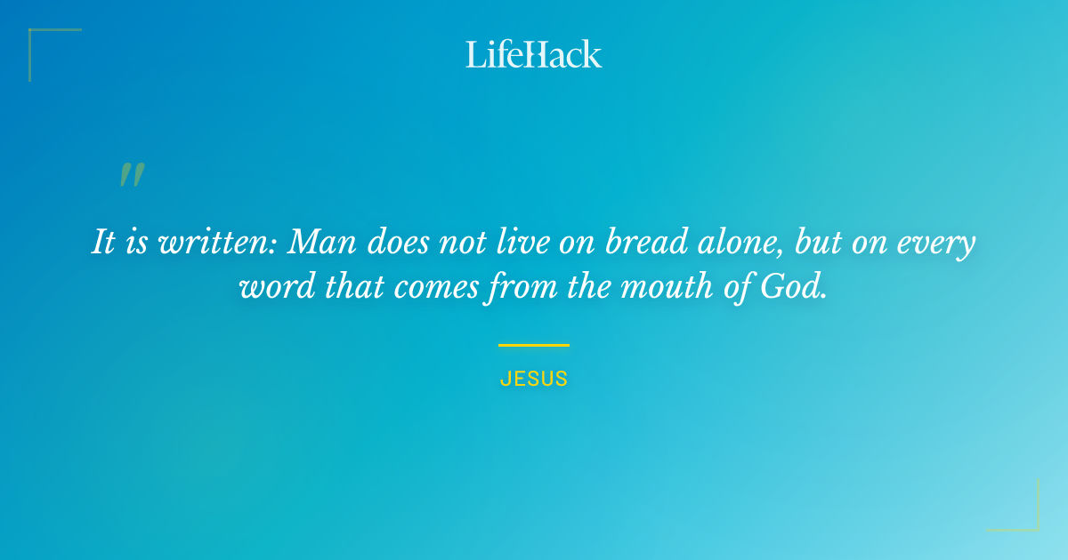 Quote by Jesus