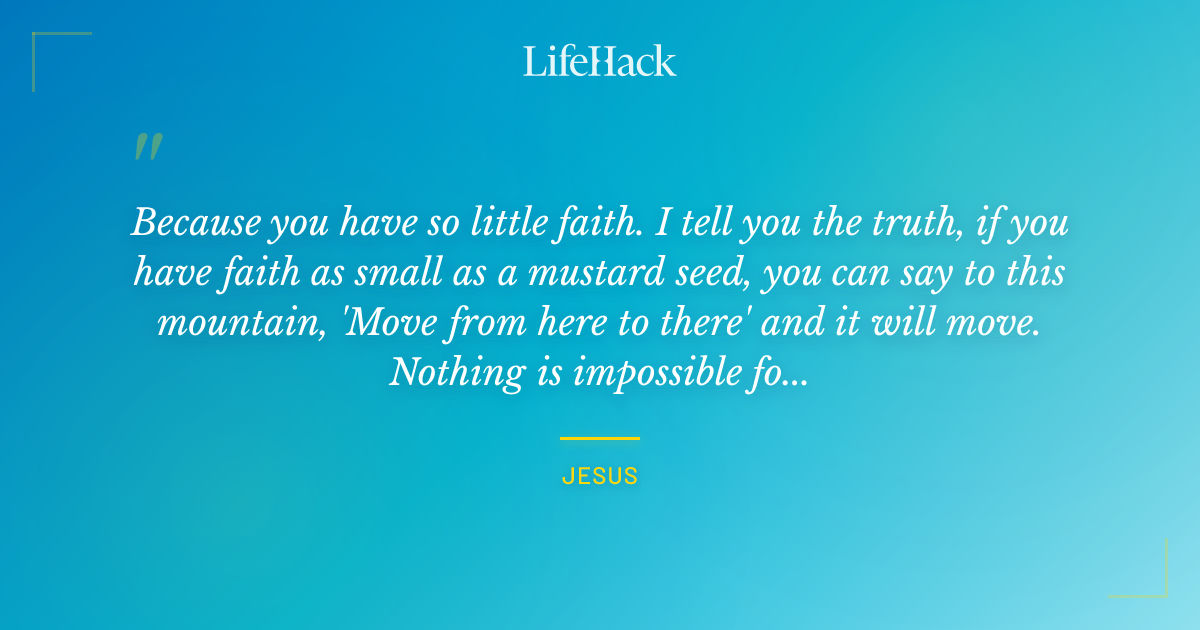 Quote by Jesus