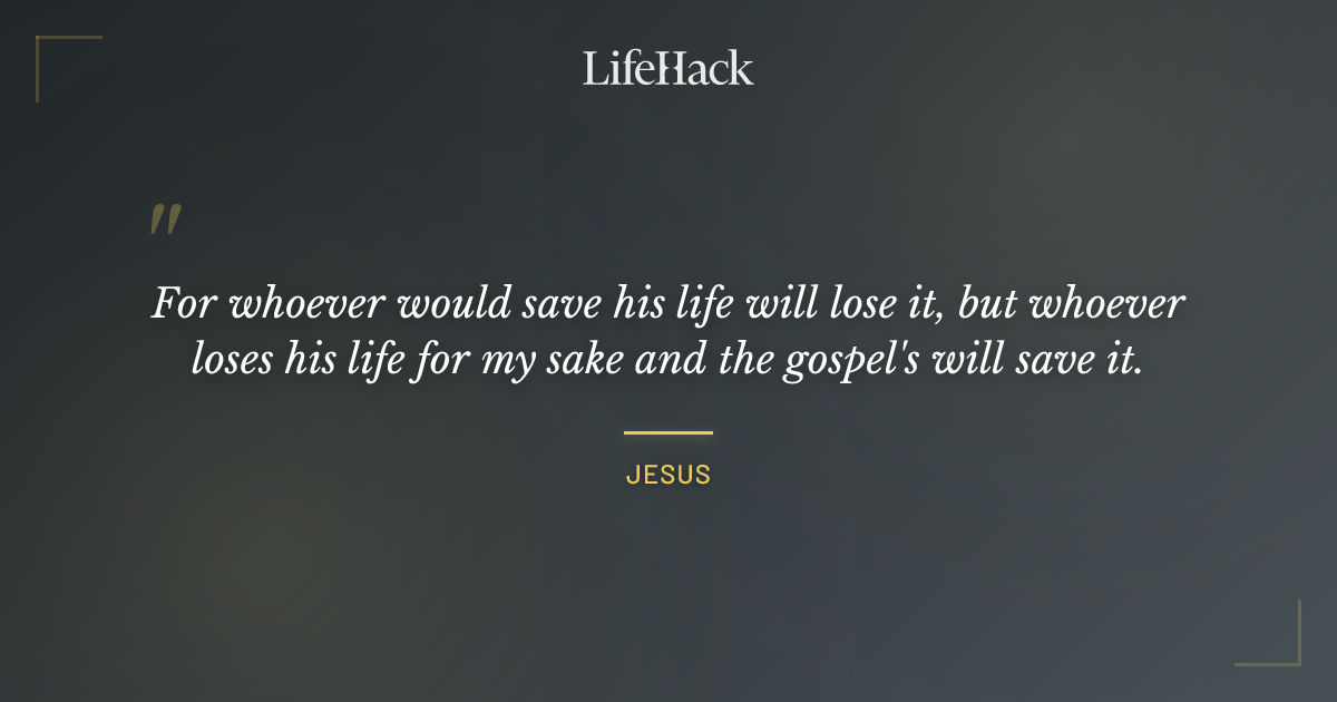 Quote by Jesus