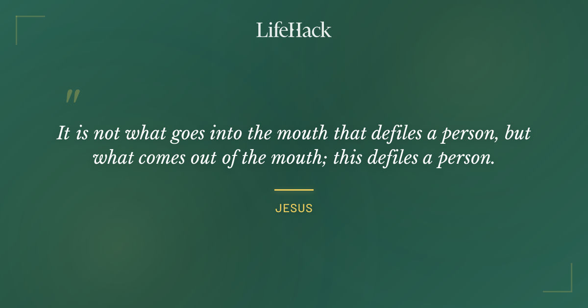 Quote by Jesus
