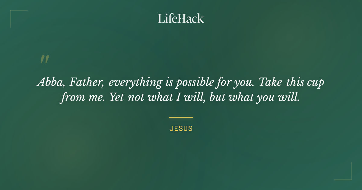 Quote by Jesus