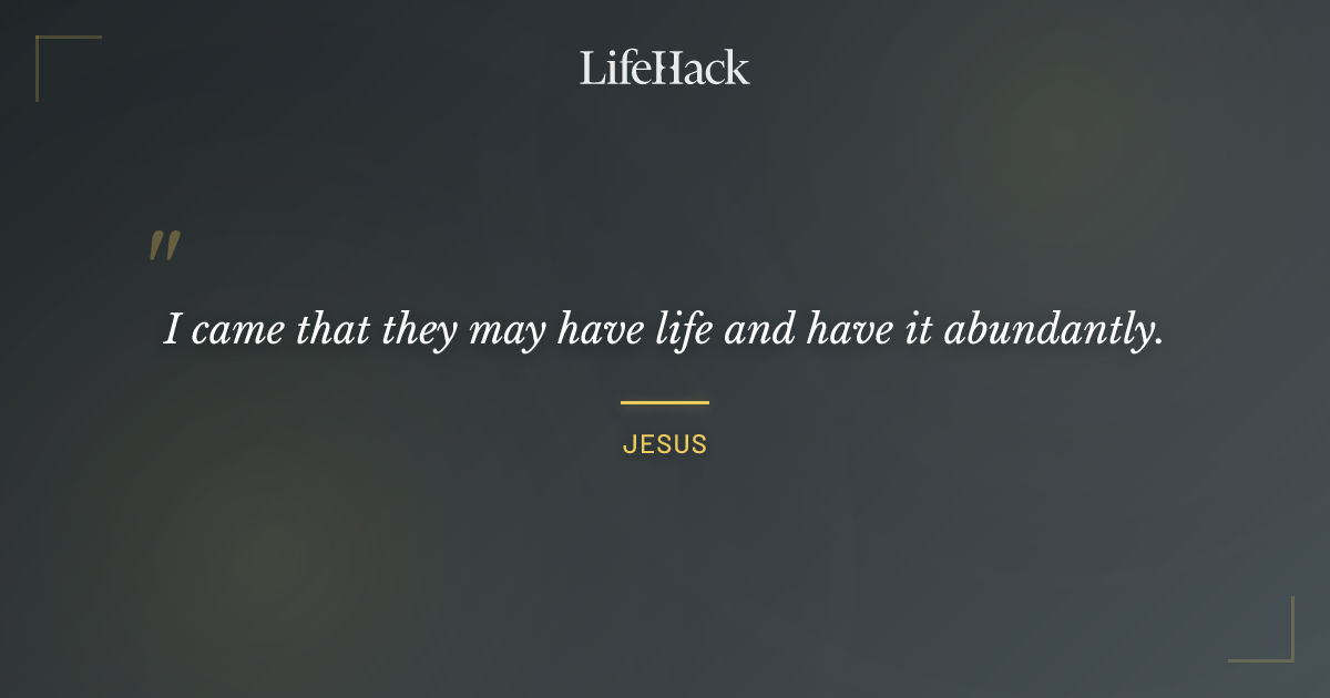 Quote by Jesus