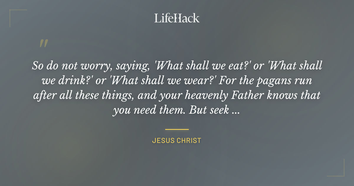Quote by Jesus Christ