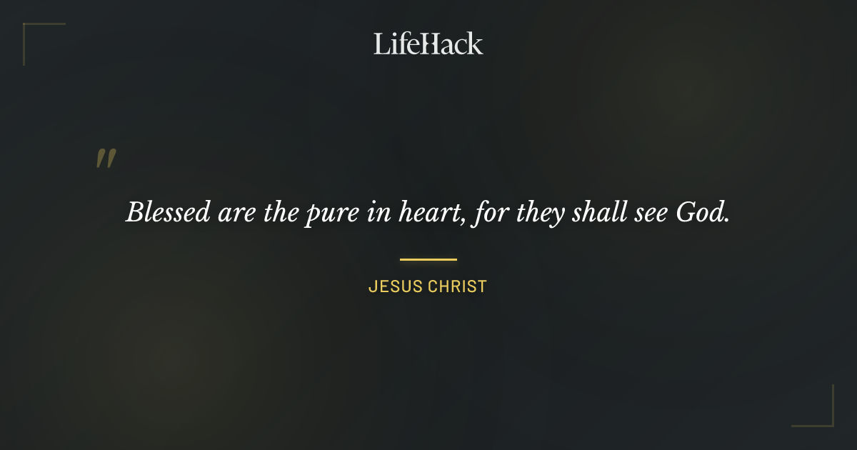 Quote by Jesus Christ