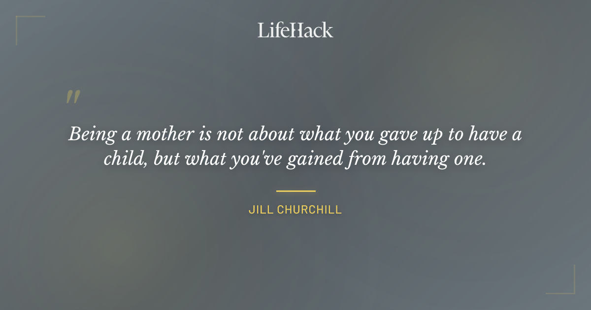 Quote by Jill Churchill