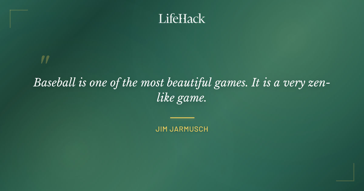 Quote by Jim Jarmusch