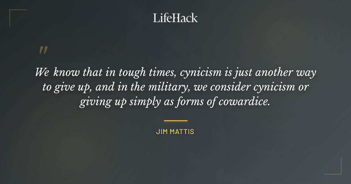 Quote by Jim Mattis