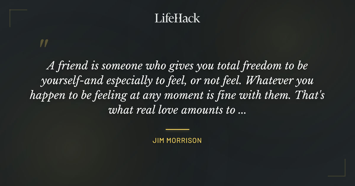 Quote by Jim Morrison