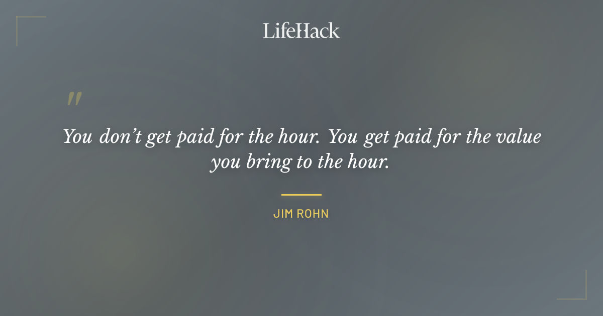 Quote by Jim Rohn