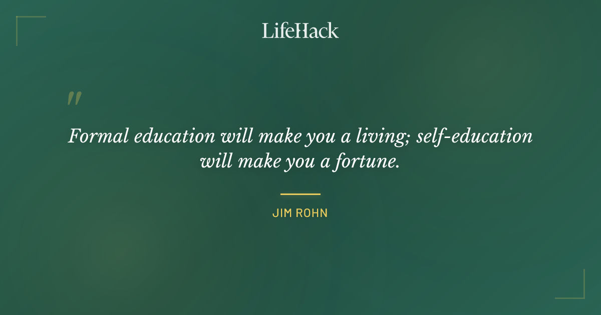 Quote by Jim Rohn