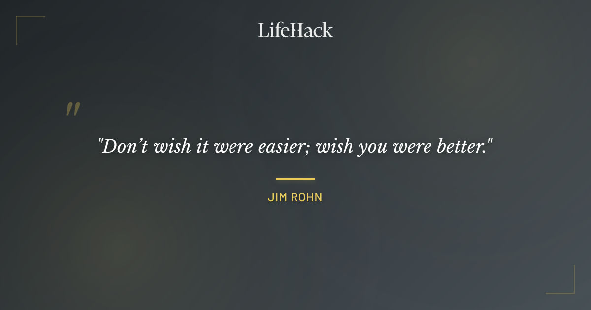 Quote by Jim Rohn