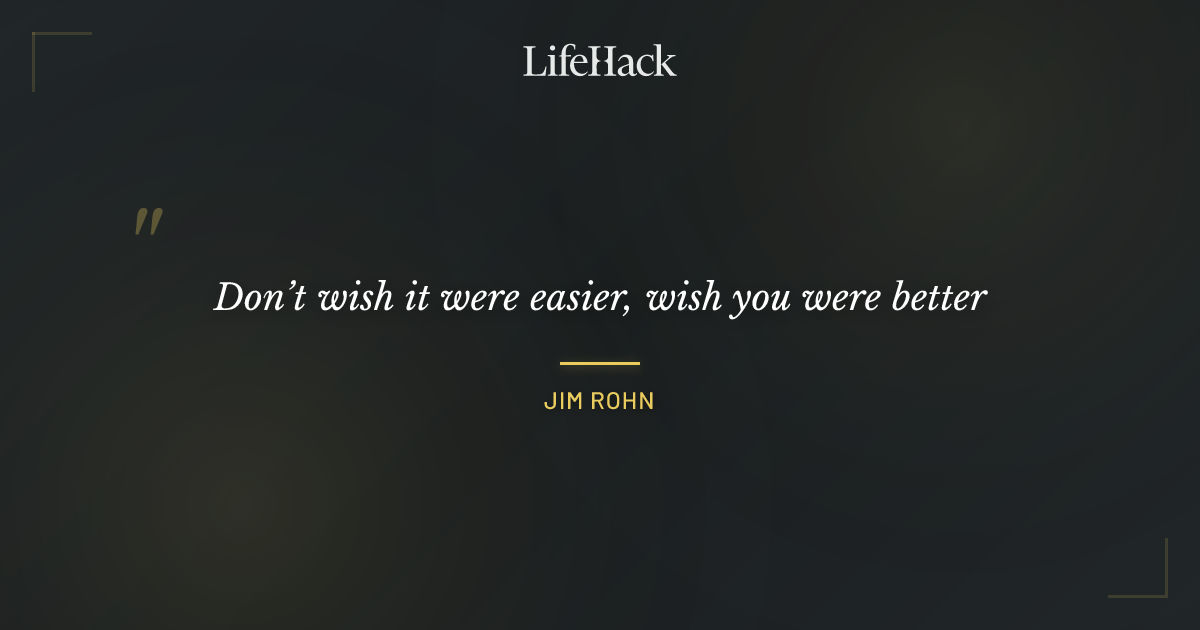 Quote by Jim Rohn