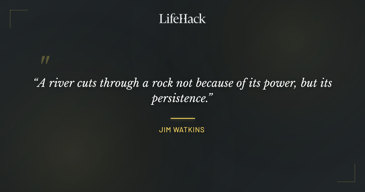 Quote by Jim Watkins