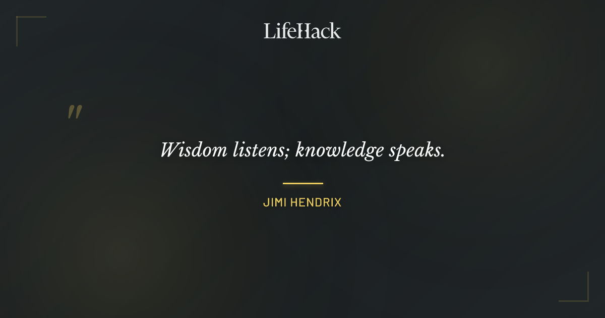 Quote by Jimi Hendrix