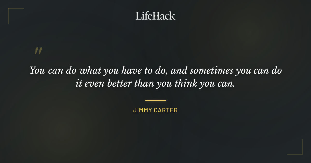 Quote by Jimmy Carter