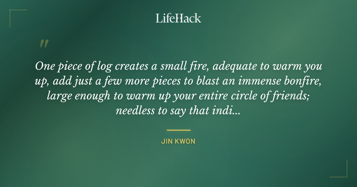 Quote by Jin Kwon