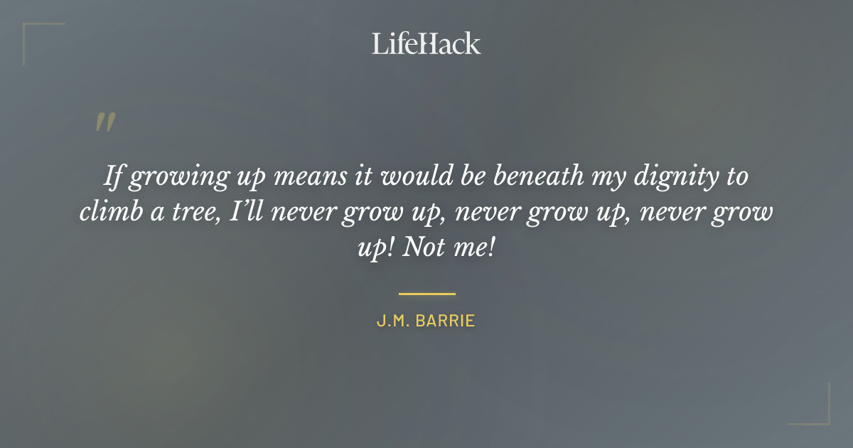 Quote by J.M. Barrie