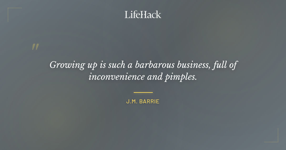 Quote by J.M. Barrie
