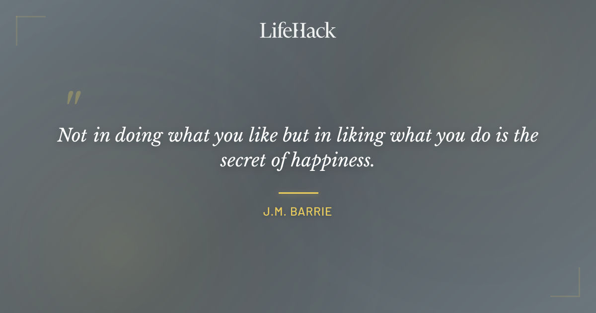 Quote by J.M. Barrie