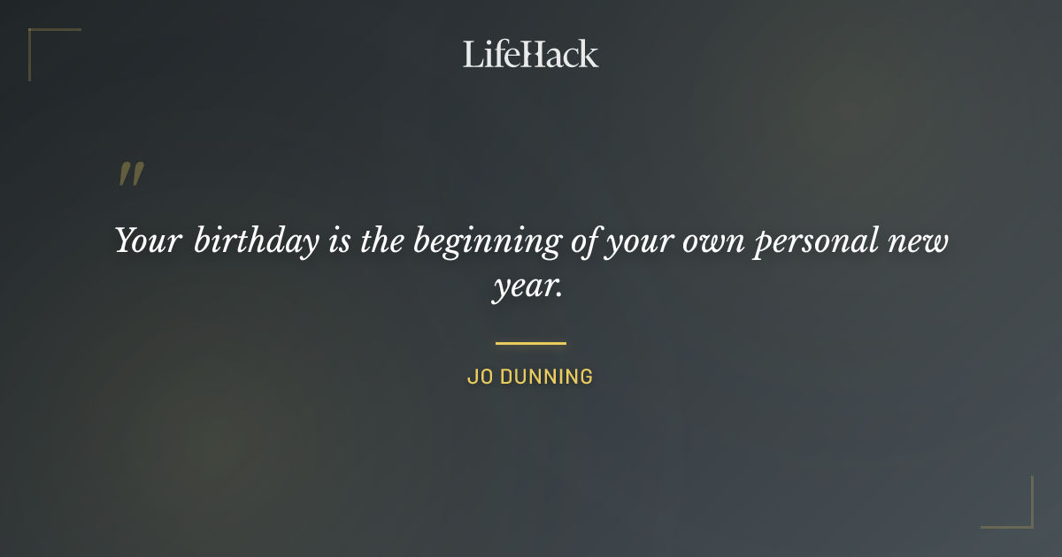 Quote by Jo Dunning