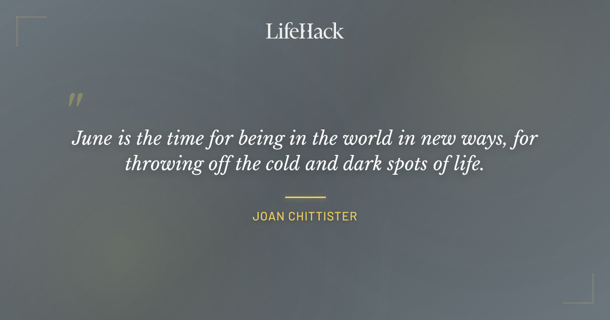 Quote by Joan Chittister